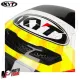 MF5906 Casco Integrale KYT TT Course Flux Rosso / Giallo
