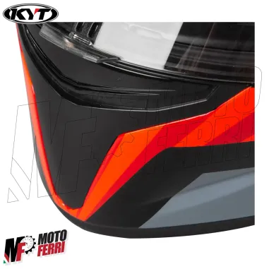 MF5906 Casco Integrale KYT TT Course Flux Rosso / Giallo