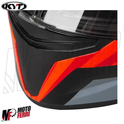 MF5906 Casco Integrale KYT TT Course Flux Rosso / Giallo