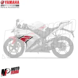MF5918 Carena Anteriore Sinistra Bianco Originale Yamaha YZF R125 mod 2008/2011 2