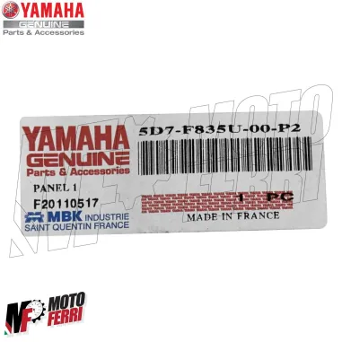 MF5918 Carena Anteriore Sinistra Bianco Originale Yamaha YZF R125 mod 2008/2011