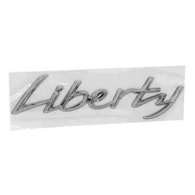 MF5920 Scritta Adesiva Cromata Carena Posteriore Piaggio Liberty iGet 50 125 150