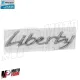MF5920 Scritta Adesiva Cromata Carena Posteriore Piaggio Liberty iGet 50 125 150