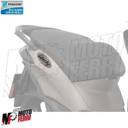 MF5921 Scritta Adesiva Nero Carena Posteriore Piaggio Liberty iGet 50 125 150 2