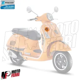 MF5924 Targhetta Adesivo S Scudo Anteriore Originale Vespa GTS 300 Super Sport 2
