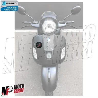 MF5924 Targhetta Adesivo S Scudo Anteriore Originale Vespa GTS 300 Super Sport