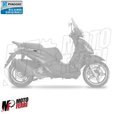 MF5928 - Scritta POLICE Targhetta Adesiva Originale Piaggio Beverly 125 300 350