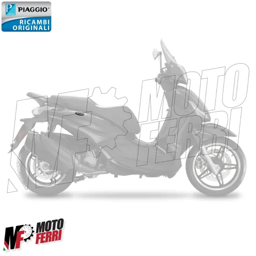 MF5928 - Scritta POLICE Targhetta Adesiva Originale Piaggio Beverly 125 300 350
