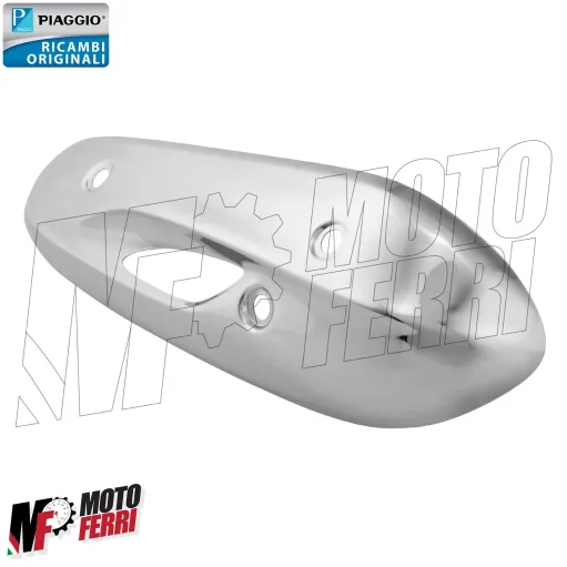 MF5933 Protezione Griglia Marmitta Originale Piaggio Liberty 50 iGet 2017 / 2019