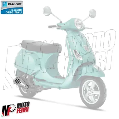 MF5934 Protezione Griglia Marmitta Piaggio Vespa ET2 ET4 LX Primavera 50 125 150