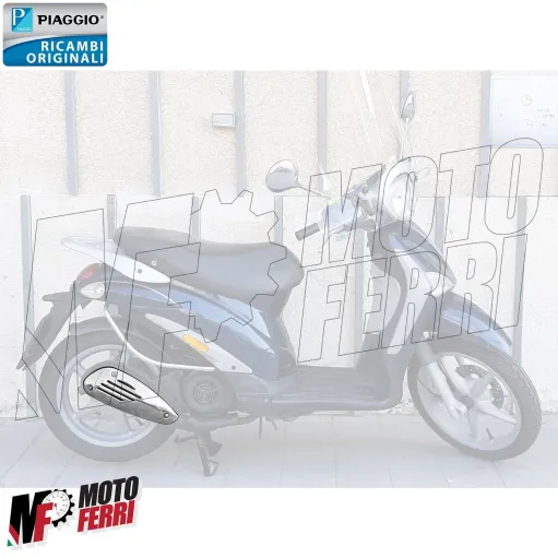 MF5934 Protezione Griglia Marmitta Piaggio Liberty RST 50 125 150 200 2000/2008