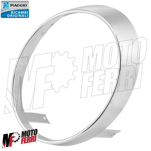 MF5938 Cornice Ghiera Cromata Faro Anteriore Vespa GTS 125 300 HPE (2019 / 2022)