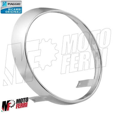 MF5938 Cornice Ghiera Cromata Faro Anteriore Vespa GTS 125 300 HPE (2019 / 2022)