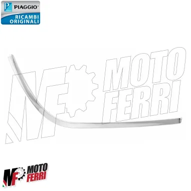 MF5942 Bordo Pedana Sinistro Cromato Originale Vespa Primavera Sprint 50 125 150