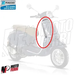 MF5943 Bordo Scudo Destro Cromato Originale Vespa Primavera Sprint 50 125 150 2