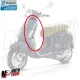 MF5944 Bordo Scudo Sinistro Cromato Originale Vespa Primavera Sprint 50 125 150
