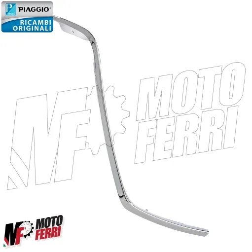 MF5944 Bordo Scudo Sinistro Cromato Originale Vespa Primavera Sprint 50 125 150