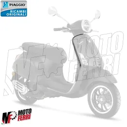 MF5948 Bordo Scudo Destro Grigio Metallizzato Vespa Primavera Sport S 50 125 150 2