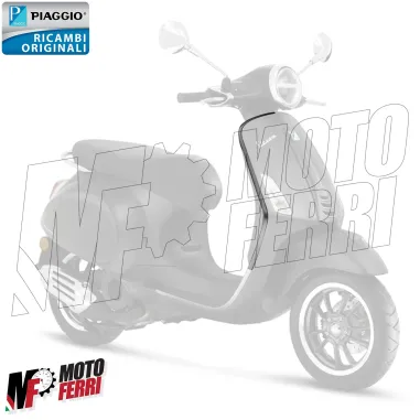 MF5948 Bordo Scudo Destro Grigio Metallizzato Vespa Primavera Sport S 50 125 150