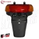 MF5954 - Parafango Portatarga Posteriore + Stop Frecce per Honda Bali 50