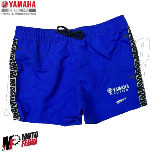 MF5961 - Costume Bambino Boxer Paddock Blu Originale Yamaha Racing Taglia M
