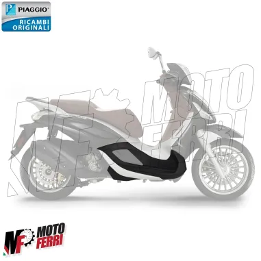 MF5349 Pedana Poggiapiedi Destra Originale Piaggio Beverly 125 300 350 2011/2020