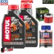 MF5962 Kit Tagliando Olio Motul 7100 + Filtro + Additivo Honda CRF 250 2004/2024