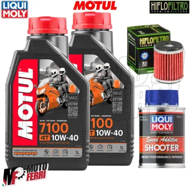MF5963 Kit Tagliando Olio Motul 7100 + Filtro + Additivo Yamaha YZF 250 (09/24)