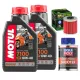 MF5964 Tagliando Olio Motul 7100 + Filtro + Additivo Kawasaki KXF 450 2016/2024