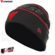 MF596X - Cappello di Lana Dainese Cuff Beanie B04 Nero/Rosso by New Era