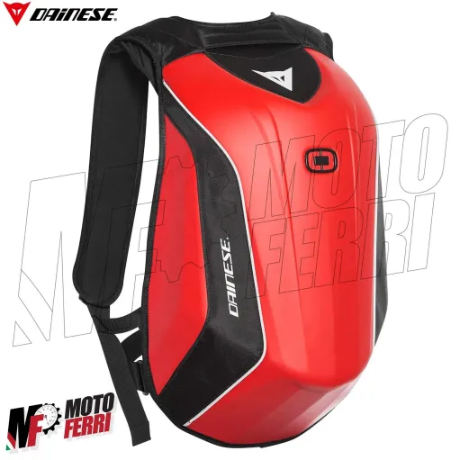 MF5971 - Zaino Moto Dainese D-Mach COMPACT Rigido Backpack Tecnico Rosso