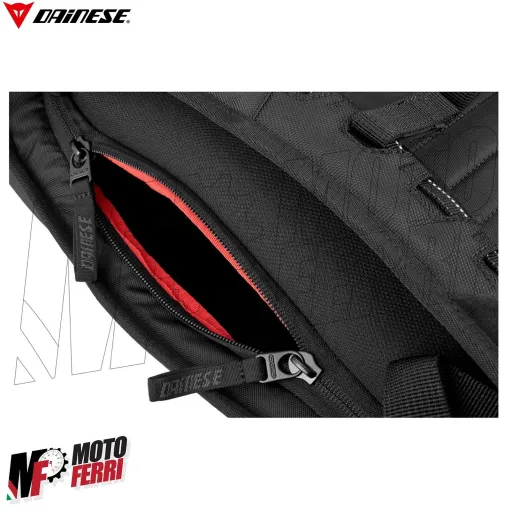 MF5971 - Zaino Moto Dainese D-Mach COMPACT Rigido Backpack Tecnico Rosso