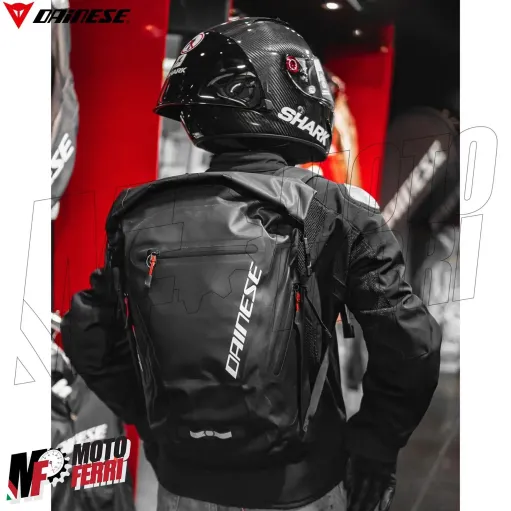 MF5972 - Zaino Moto Impermeabile Dainese D-Storm Backpack Nero 26L