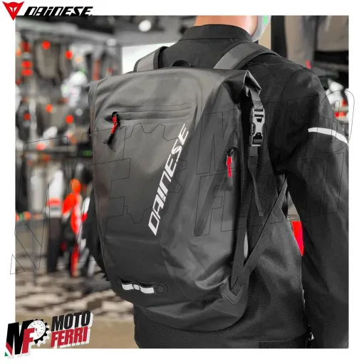 MF5972 - Zaino Moto Impermeabile Dainese D-Storm Backpack Nero 26L