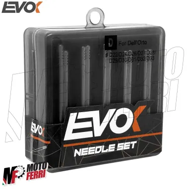 MF5975 Kit 10 Spilli D Evok da 22 a 33 per Carburatore Dellorto PHBL / VHST