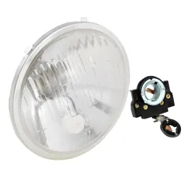 MF0756 Faro Fanale Anteriore In Vetro Siem Vespa 125 ET3 Primavera Portalampada