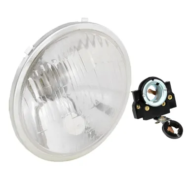 MF0756 Faro Fanale Anteriore In Vetro Siem Vespa 125 ET3 Primavera Portalampada