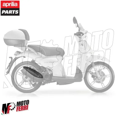 MF5978 - Protezione Griglia Marmitta Aprilia Scarabeo 50 100 mod 2006/2009