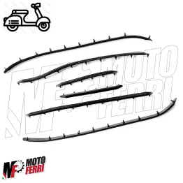 MF0564 SERIE KIT STRISCE GOMMA PROFILI LISTELLI PEDANA VESPA 50 R L N DAL 1966 2