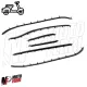 MF0564 SERIE KIT STRISCE GOMMA PROFILI LISTELLI PEDANA VESPA 50 R L N DAL 1966