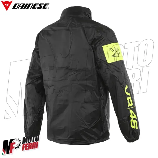 MF5990 Giacca Antipioggia Impermeabile Dainese VR46 Rain Jacket Moto Scooter