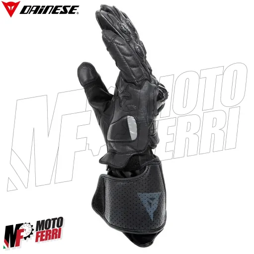 MF5993 Guanti Dainese Impeto D-Dry Pelle Racing Impermeabili per Moto Scooter
