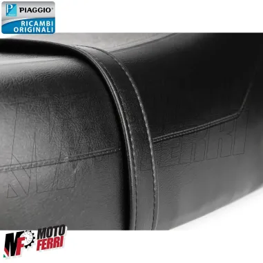 MF6000 Sella in Pelle Nera Originale Piaggio Vespa PX 125 150 200 Arcobaleno