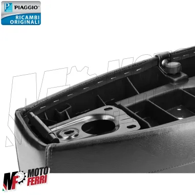 MF6000 Sella in Pelle Nera Originale Piaggio Vespa PX 125 150 200 Arcobaleno