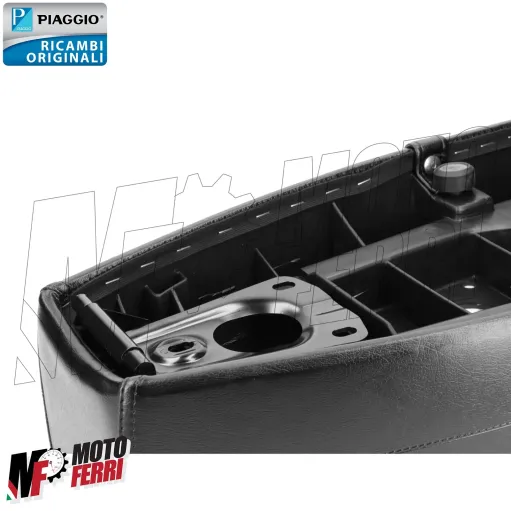 MF6000 Sella in Pelle Nera Originale Piaggio Vespa PX 125 150 200 Arcobaleno