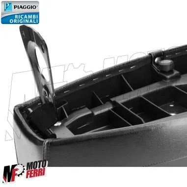 MF6000 Sella in Pelle Nera Originale Piaggio Vespa PX 125 150 200 Arcobaleno
