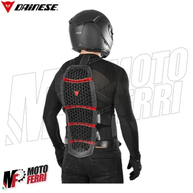 MF6005 Paraschiena Protezione Schiena Dainese Pro-Armor Back 2.0 Long Nero/Rosso