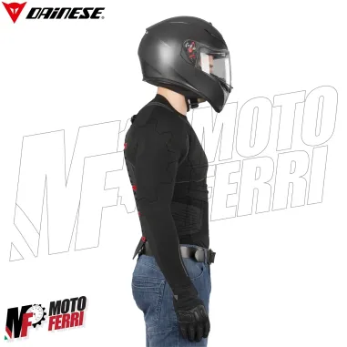 MF6005 Paraschiena Protezione Schiena Dainese Pro-Armor Back 2.0 Long Nero/Rosso