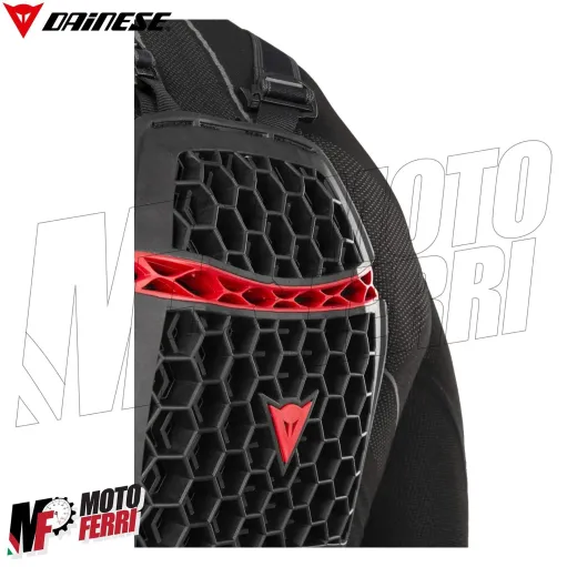 MF6005 Paraschiena Protezione Schiena Dainese Pro-Armor Back 2.0 Long Nero/Rosso