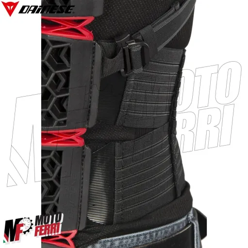 MF6005 Paraschiena Protezione Schiena Dainese Pro-Armor Back 2.0 Long Nero/Rosso